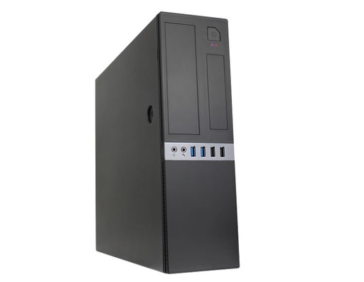 [19383] CAJA SOBREMESA MICROATX T450S FA/300 TFX 80+  NEGRO COOLBOX
