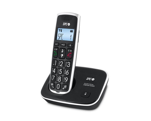 [18900] SPC TELEFONO INALAMBRICO COMFORT KAISER SENIOR BLACK