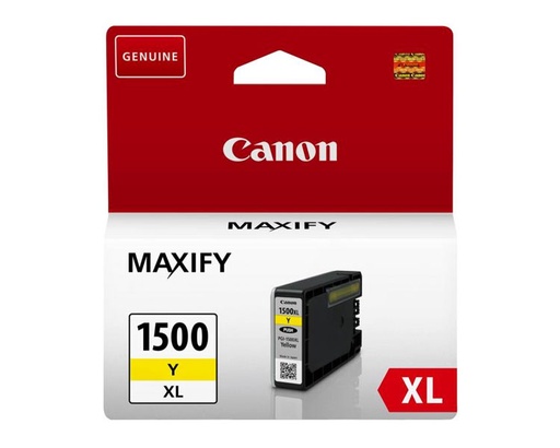 [16670] CARTUCHO TINTA AMARILLO CANON PGI-1500 XL