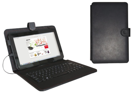[15479] FUNDA + TECLADO TABLET 9" APPROX