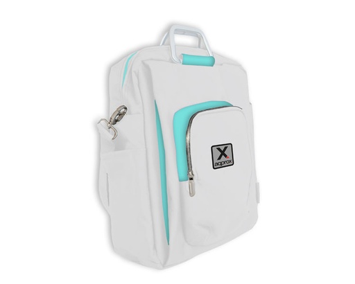 [15377] MALETIN VERTICAL 15.6" BLANCO/AZUL APPROX