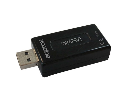 [15250] TARJETA SONIDO 7.1 USB + VOLUME APPROX