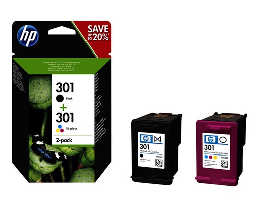 [15078] MULTIPACK CARTUCHOS HP Nº301 (N9J72AE)