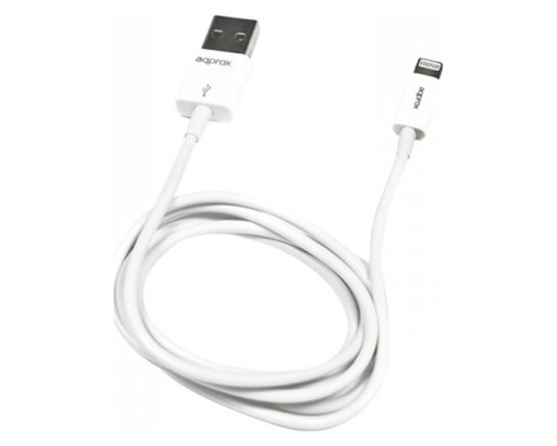 [13156] CABLE DATOS/CARGADOR USB LIGHTNING 1M APPROX