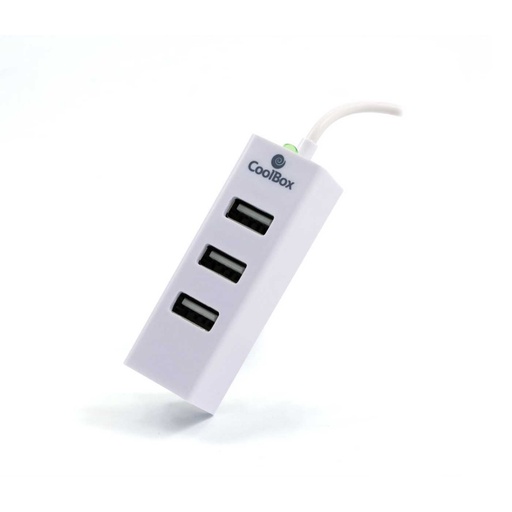[13149] HUB 4 PUERTOS USB BLANCO COOLBOX