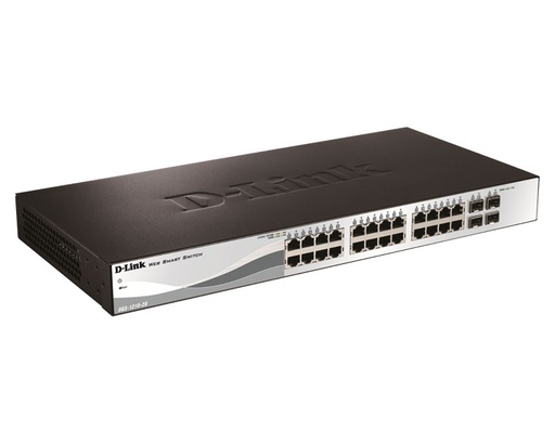 [13096] D-LINK SWITCH 28 PUERTOS 10/100/1Gbit +4 Gbit. SFP