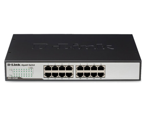 [12945] D-LINK SWITCH 16 PUERTOS 10/100/1Gbit RACK