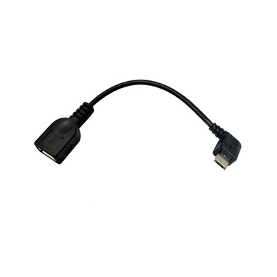 [11478] CABLE HOST OTG ACODADO TIPO MICRO B/M-A/H 15 CM NANOCABLE