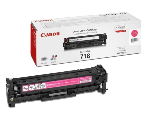 [10627] TONER MAGENTA CANON MF724/728/729CX/LBP7210/7660/7680 (718)